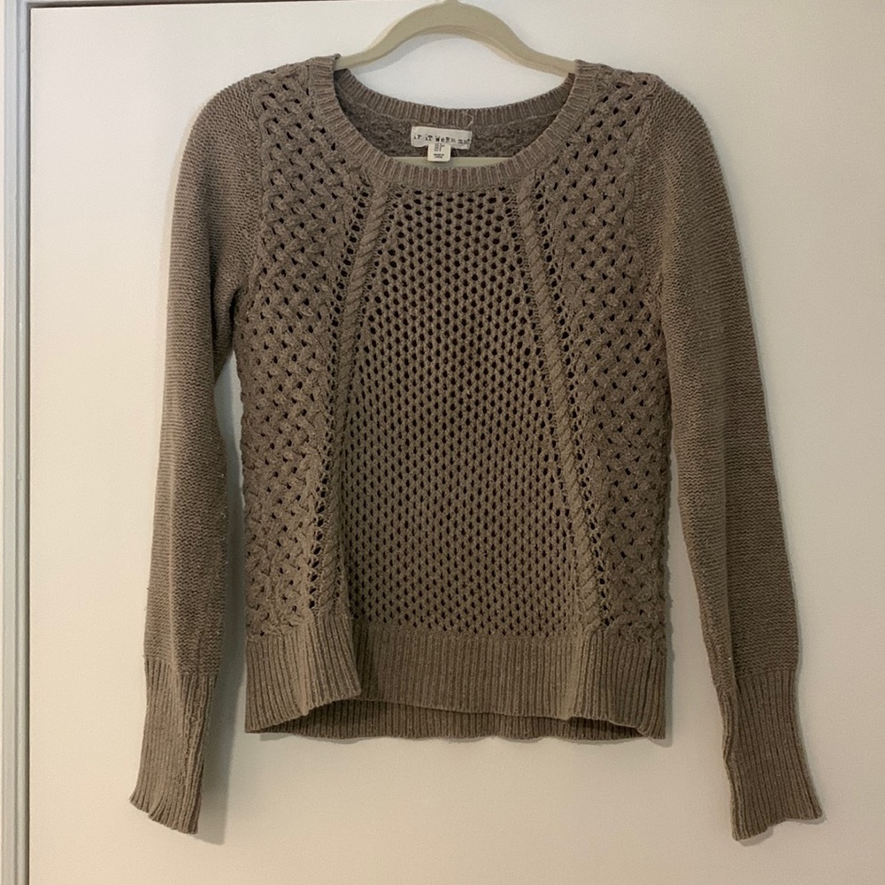 Taupe Knit Sweater
